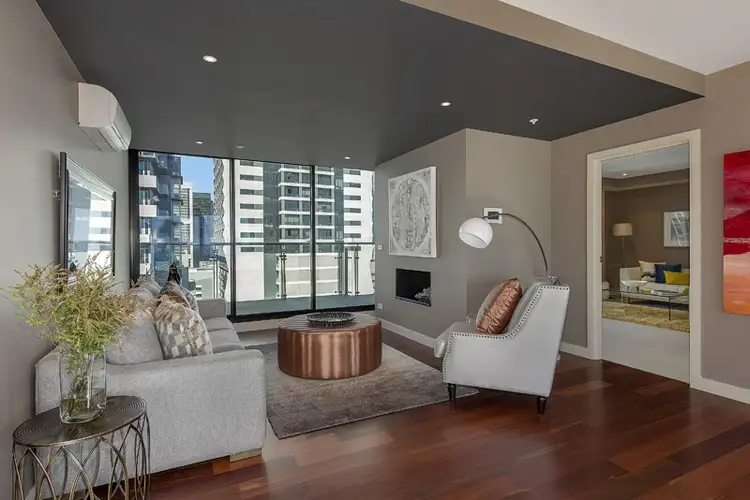 Second view of Homely apartment listing, 2401/228 A'beckett Street, Melbourne VIC 3000