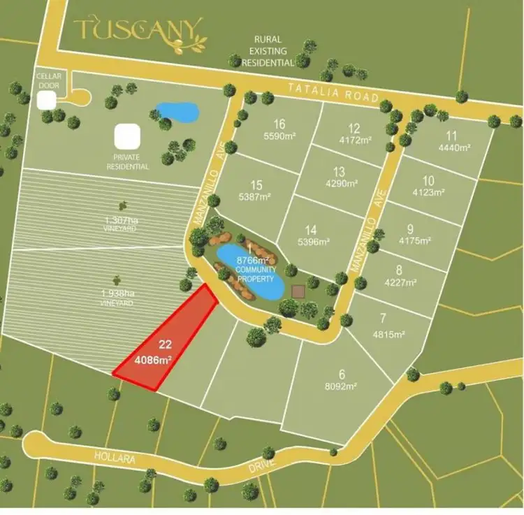 Main view of Homely land listing, LOT 22/00 Manzanillo Avenue, Moama NSW 2731