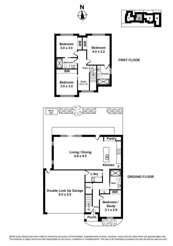 Third view of Homely townhouse listing, 1-4 34 Rayner Street, Altona VIC 3018