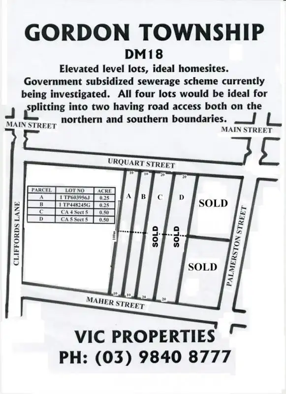 Fourth view of Homely land listing, LOT A & B Urquhart Street, Gordon VIC 3345