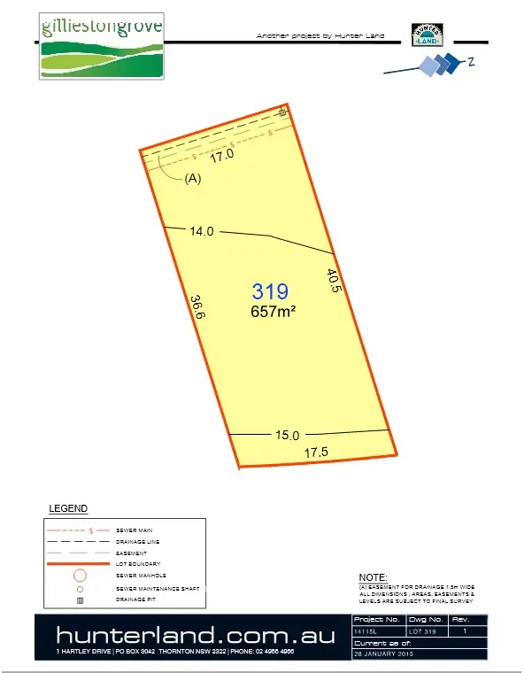 Second view of Homely land listing, LOT 319 Holland Avenue, Gillieston Heights NSW 2321