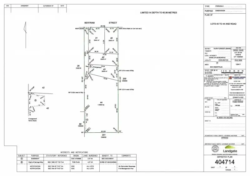 Main view of Homely land listing, LOT 43 Taplin Court, Darlington WA 6070