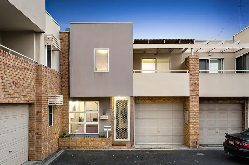 Main view of Homely townhouse listing, 24 Leicester Mews, Kensington VIC 3031