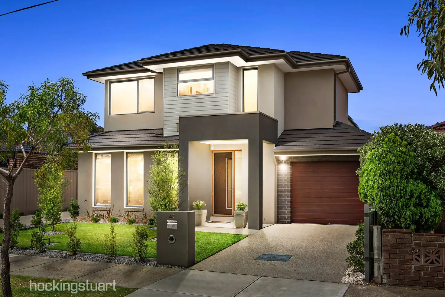 Main view of Homely townhouse listing, 1/42 Linnet Street, Altona VIC 3018