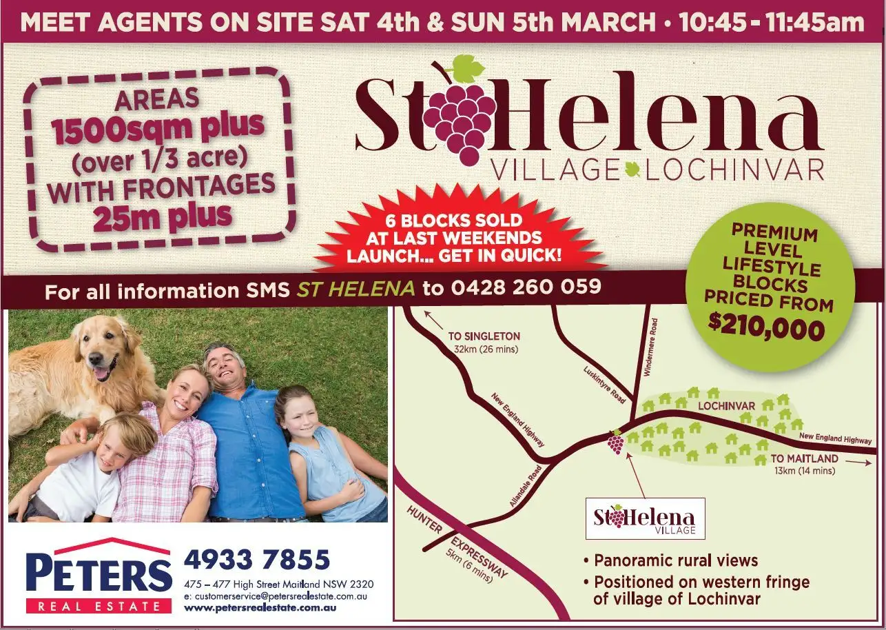 Main view of Homely land listing, Lot 101 St Helena, Lochinvar NSW 2321