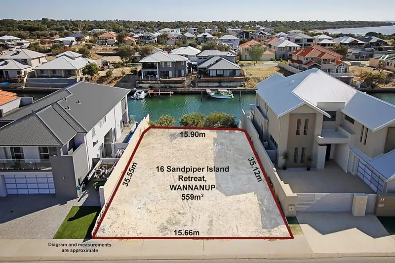 Main view of Homely land listing, 16 (L721) Sandpiper Island Retreat, Wannanup WA 6210