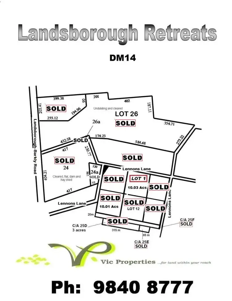 Third view of Homely land listing, LOT 1 Lennons Lane, Landsborough VIC 3384