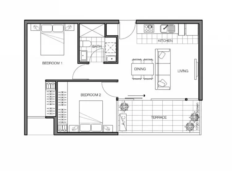 Third view of Homely apartment listing, 3/41 Victoria Street, Footscray VIC 3011