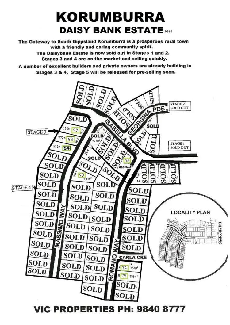 Second view of Homely land listing, LOT 90, 9 Massimo Way, Korumburra VIC 3950