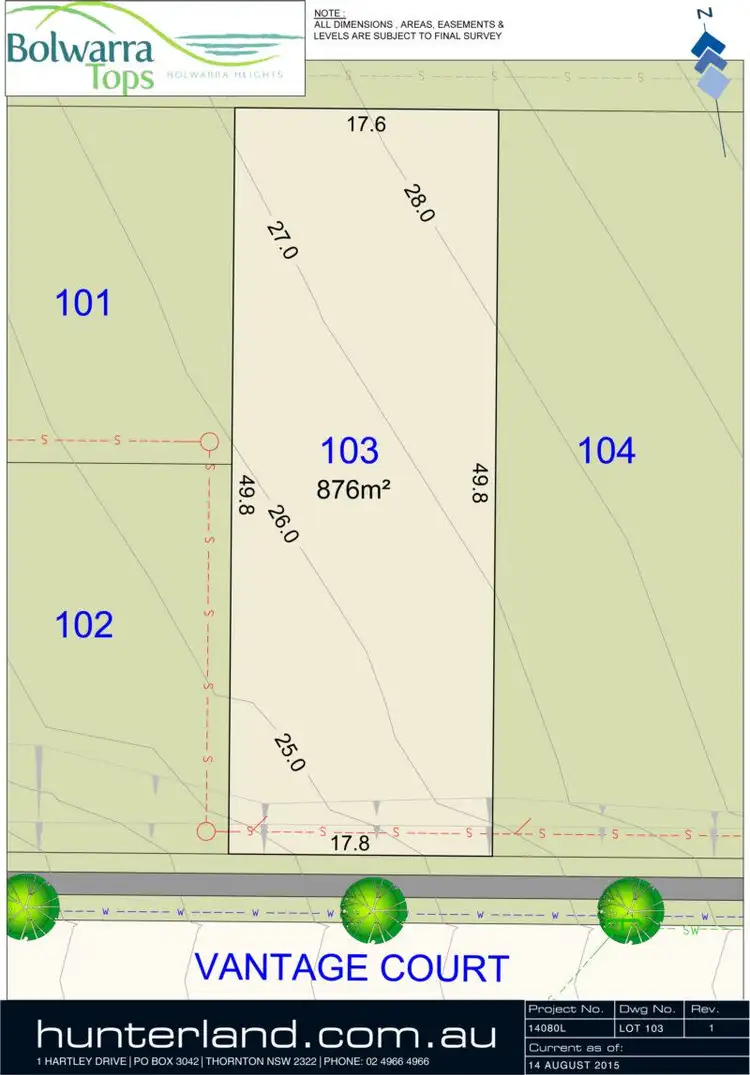 Lot 103 Vantage Court, Bolwarra Heights NSW 2320
