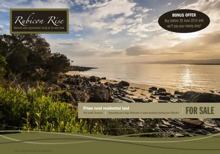 Third view of Homely land listing, Lot 11 Rubicon Rise Subdivision, Port Sorell Main Road, Port Sorell TAS 7307