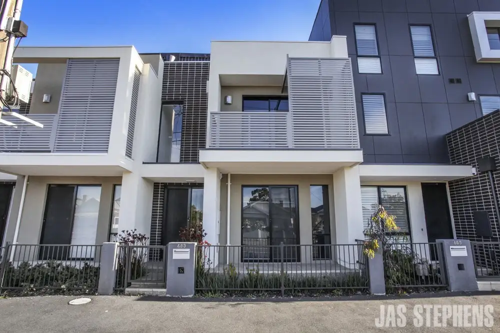 Main view of Homely townhouse listing, 483 Barkly Street, Footscray VIC 3011