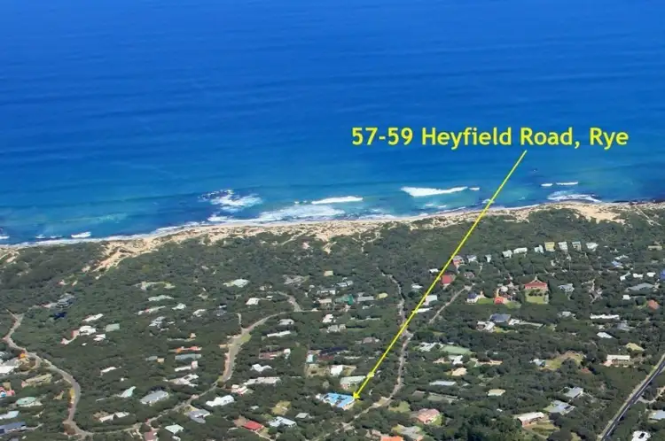 Main view of Homely house listing, 57-59 Heyfield Road, Rye VIC 3941