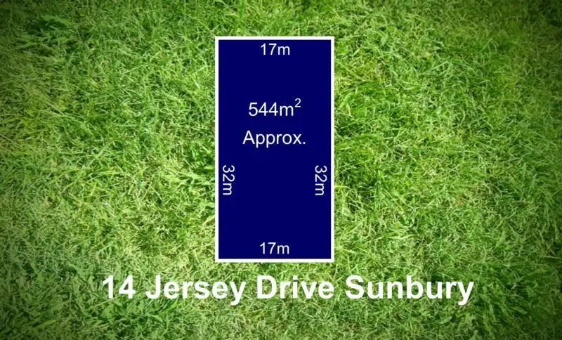 Main view of Homely land listing, 14 Jersey Drive, Sunbury VIC 3429