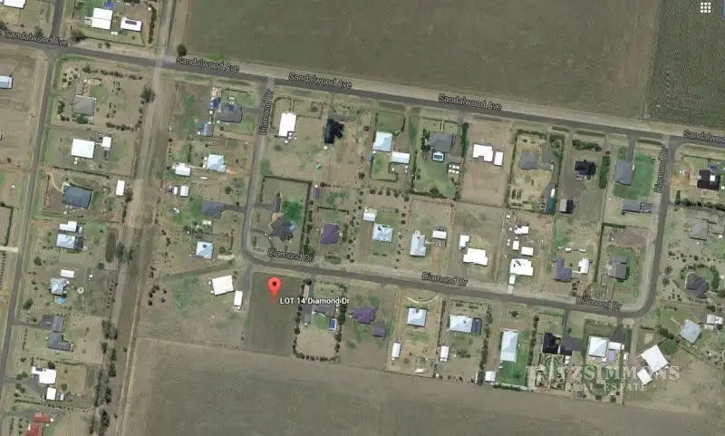 Main view of Homely land listing, 14 Diamond Drive, Dalby QLD 4405