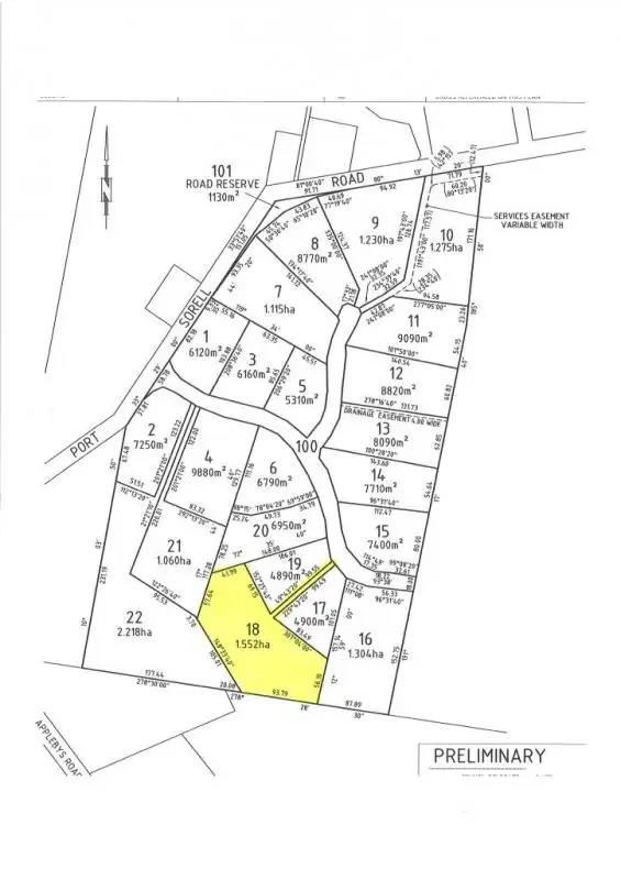 Second view of Homely land listing, Lot 18 Rubicon Rise Subdivision, Port Sorell Main Road, Port Sorell TAS 7307