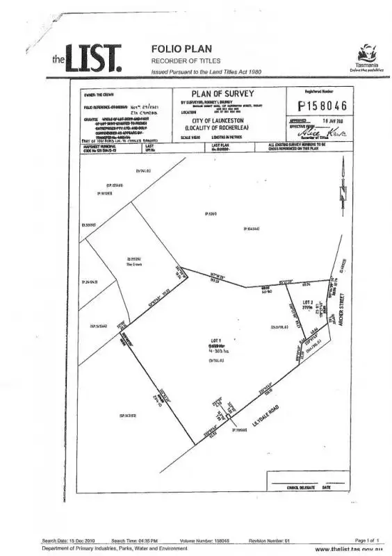 Main view of Homely land listing, 7-43 Lilydale Road., Rocherlea TAS 7248