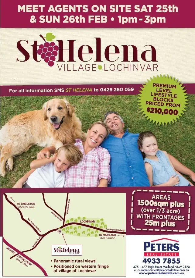 Main view of Homely land listing, Lot 111 St Helena, Lochinvar NSW 2321