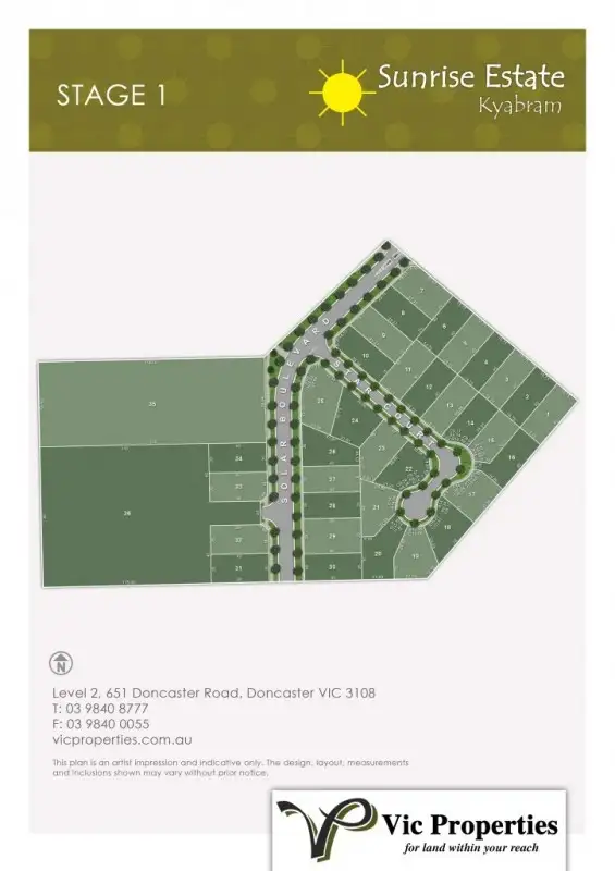 Third view of Homely land listing, Lot No 33 Solar Boulevard, Kyabram VIC 3620