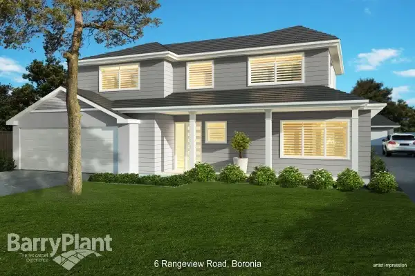 Second view of Homely townhouse listing, 3/6 Rangeview Road, Boronia VIC 3155