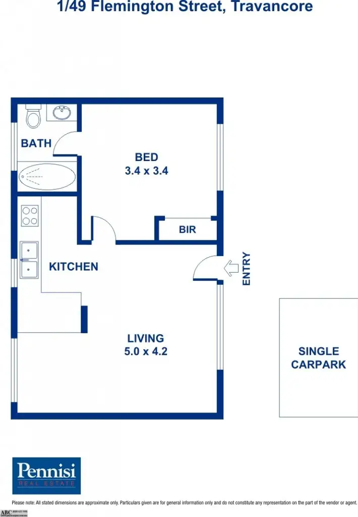 Fifth view of Homely apartment listing, 1/49 Flemington Street, Travancore VIC 3032