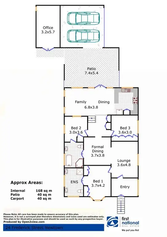Third view of Homely house listing, 24 Frederick Street, Newtown QLD 4305