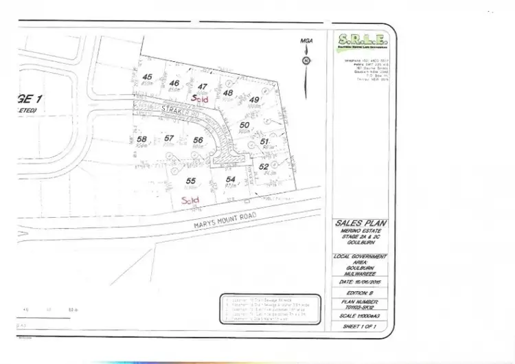 Main view of Homely land listing, Lot 45 Straker Road, Goulburn NSW 2580