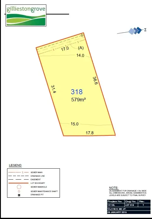 Third view of Homely land listing, LOT 318 Holland Avenue, Gillieston Heights NSW 2321