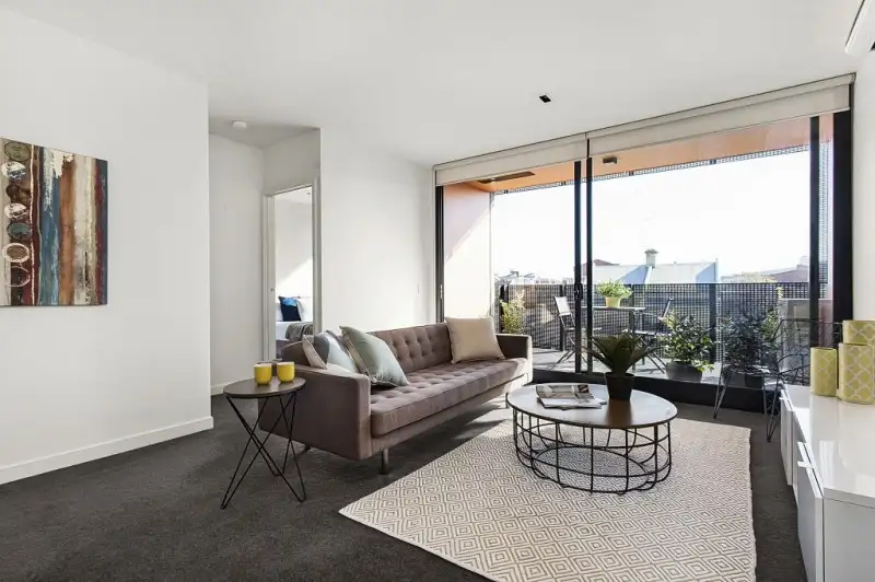 Main view of Homely apartment listing, 201/107 Hawke Street, West Melbourne VIC 3003