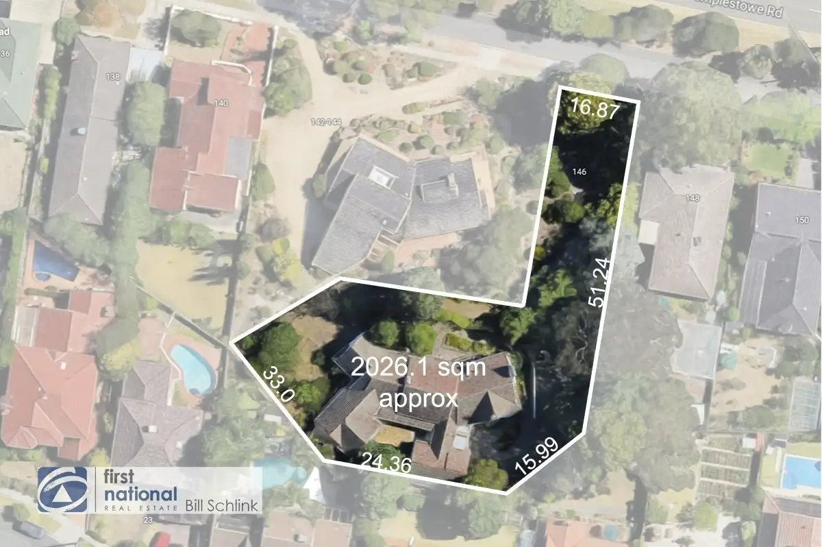 Main view of Homely house listing, 146 Templestowe Road, Templestowe Lower VIC 3107