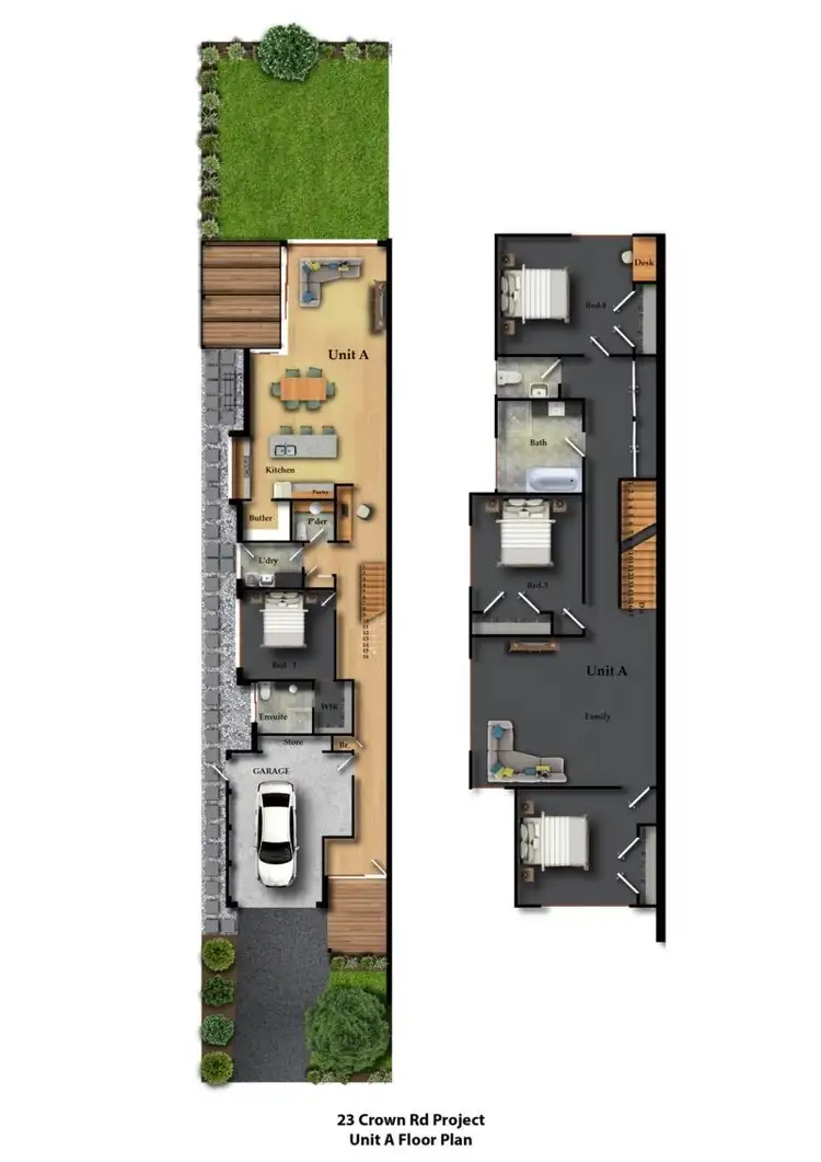 Second view of Homely townhouse listing, 23a Crown Road, Bonbeach VIC 3196