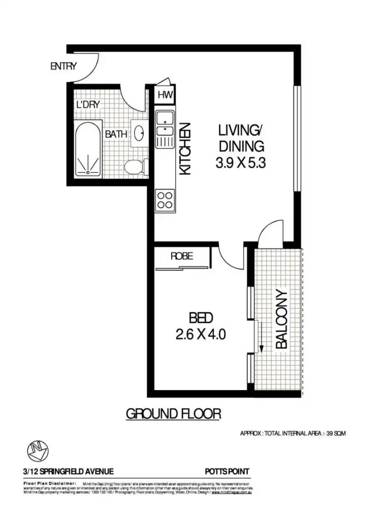 Fifth view of Homely apartment listing, 3/12 Springfield Avenue, Potts Point NSW 2011