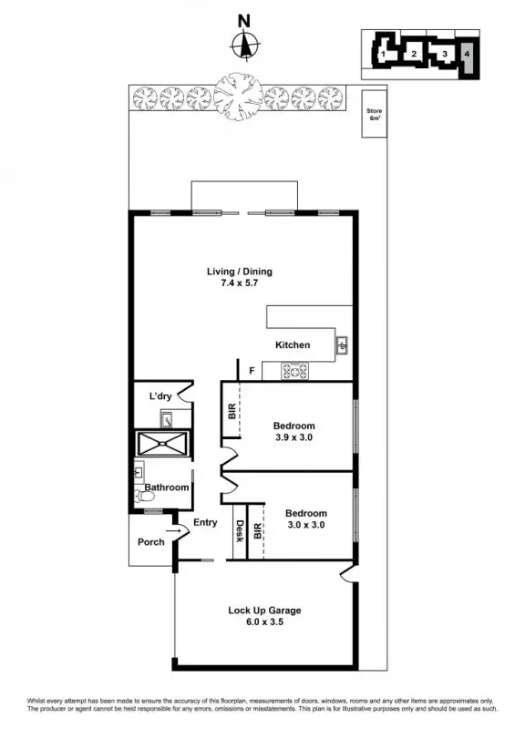 Fifth view of Homely townhouse listing, 1-4 34 Rayner Street, Altona VIC 3018