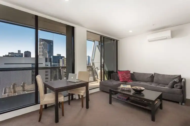 Second view of Homely apartment listing, 2503/350 William Street, Melbourne VIC 3000