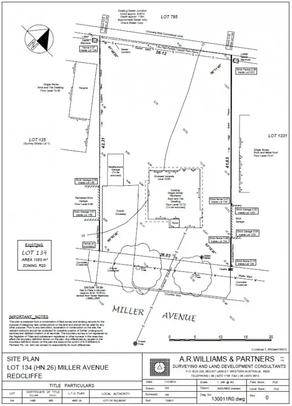 Second view of Homely land listing, 26 Miller Avenue, Redcliffe WA 6104