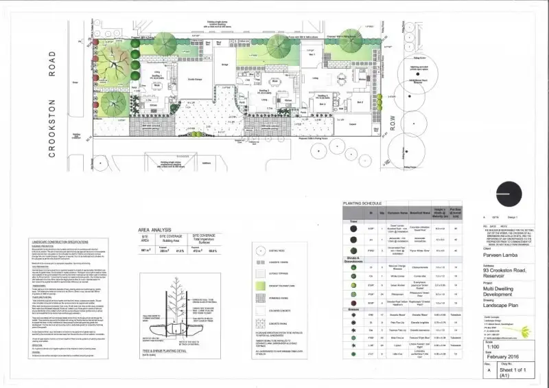 Main view of Homely land listing, 93 Crookston Road, Reservoir VIC 3073