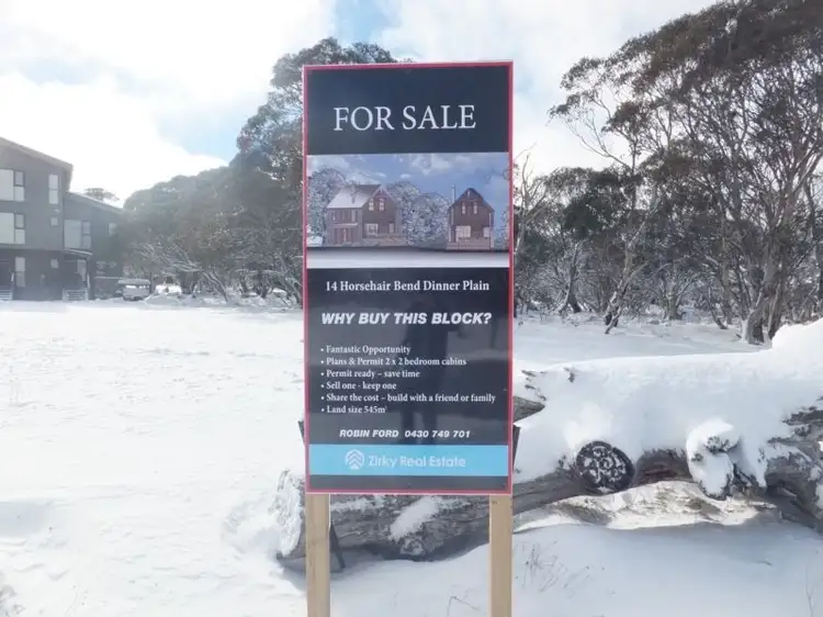 Main view of Homely land listing, 14 Horsehair Bend, Dinner Plain VIC 3898
