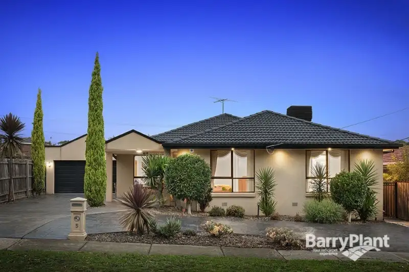 Main view of Homely house listing, 5 Carbeen Drive, Bundoora VIC 3083