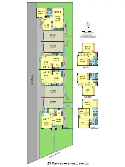 Second view of Homely townhouse listing, 1,2,3,4/23 Railway Ave, Laverton VIC 3028