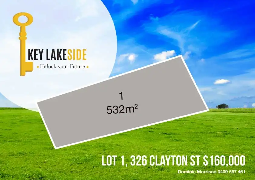 Main view of Homely land listing, LOT 1, 326 Clayton Street, Ballarat VIC 3350