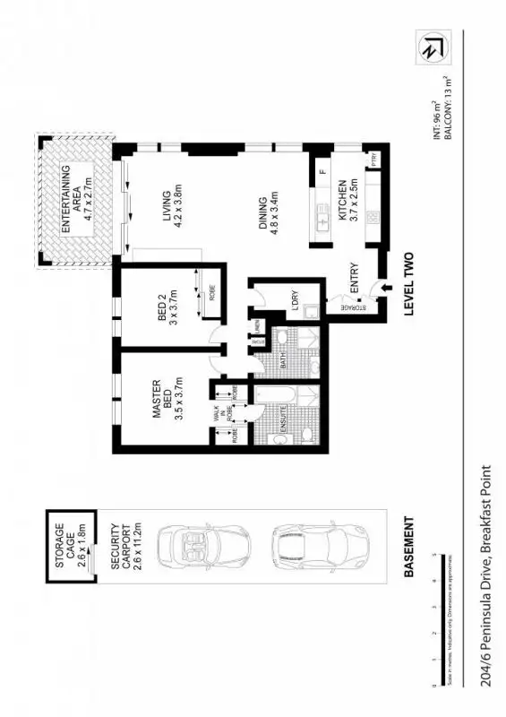 Sixth view of Homely apartment listing, 204/6 Peninsula Dr, Breakfast Point NSW 2137