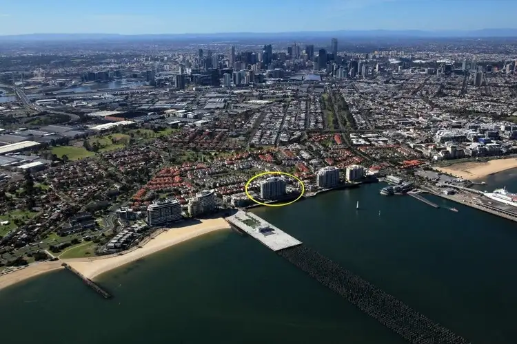 Second view of Homely apartment listing, 802/127 Beach Street, Port Melbourne VIC 3207