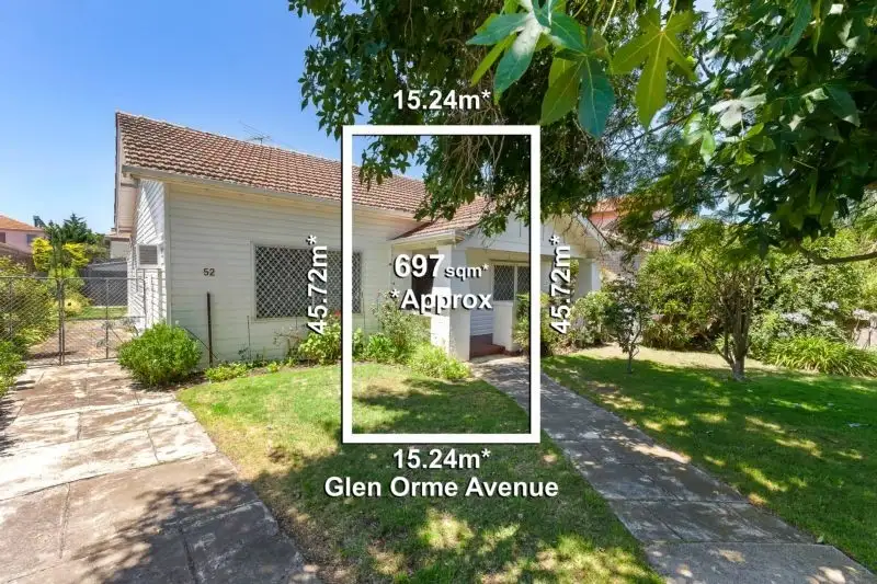 Main view of Homely house listing, 52 Glen Orme Avenue, Ormond VIC 3204
