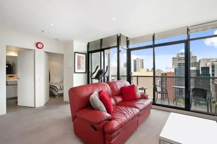 Main view of Homely apartment listing, 1708/380 Little Lonsdale Street, Melbourne VIC 3000