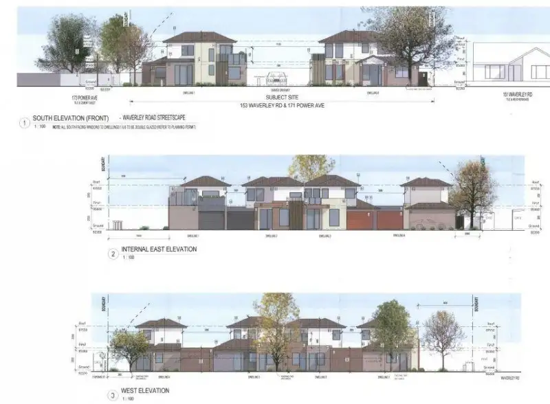 Main view of Homely townhouse listing, 1-8 153 Waverley Road, Chadstone VIC 3148