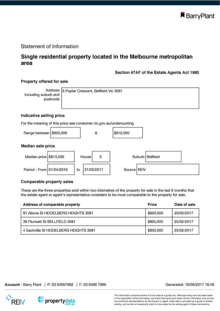 Fifth view of Homely house listing, 6 Poplar Crescent, Bellfield VIC 3081
