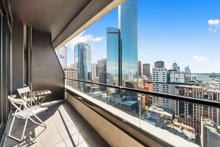 Second view of Homely apartment listing, 2705/7 Katherine Place, Melbourne VIC 3000