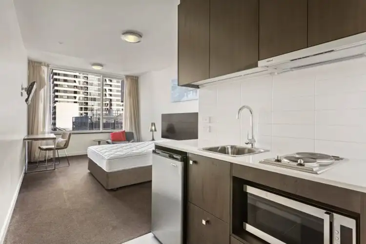 Main view of Homely apartment listing, 1225/43 Therry Street, Melbourne VIC 3000