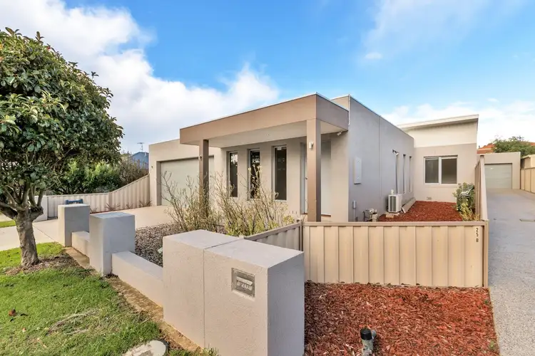 Main view of Homely townhouse listing, 1/25 Centreway Road, St Leonards VIC 3223
