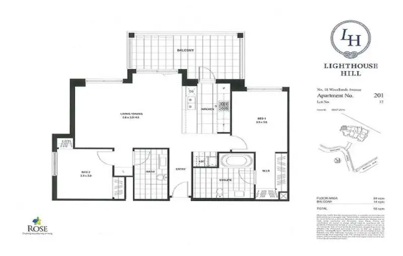 Main view of Homely apartment listing, 201/18 Woodlands Avenue, Breakfast Point NSW 2137